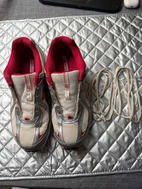 New Balance 494 Women's Running Shoes White Silver Red WW494WR